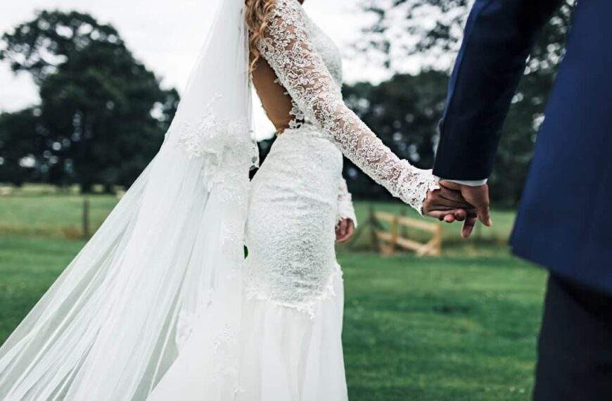 Photo Elegant wedding dress