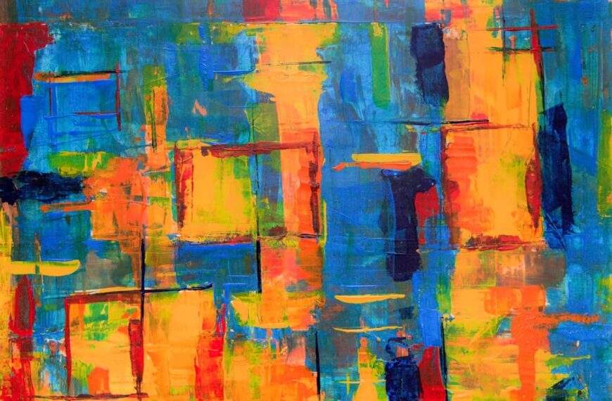 Photo Abstract painting