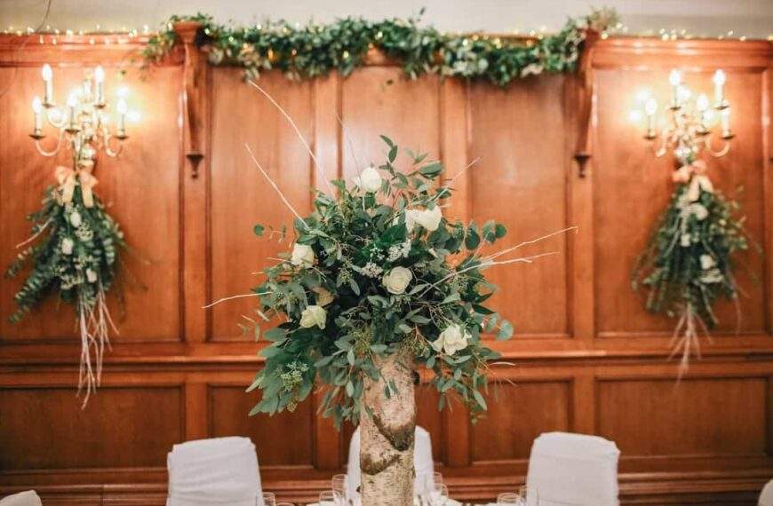 Photo Elegant centerpiece