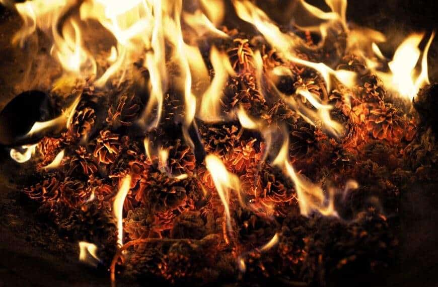 Photo Burning fire