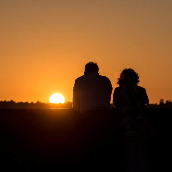 Photo Romantic sunset