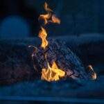 Photo Burning fire