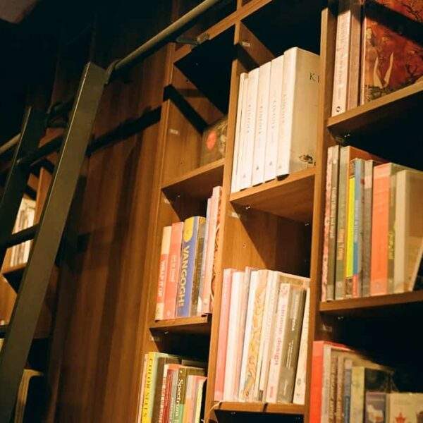 Photo Žižeks bookshelf