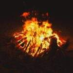 Photo Burning fire
