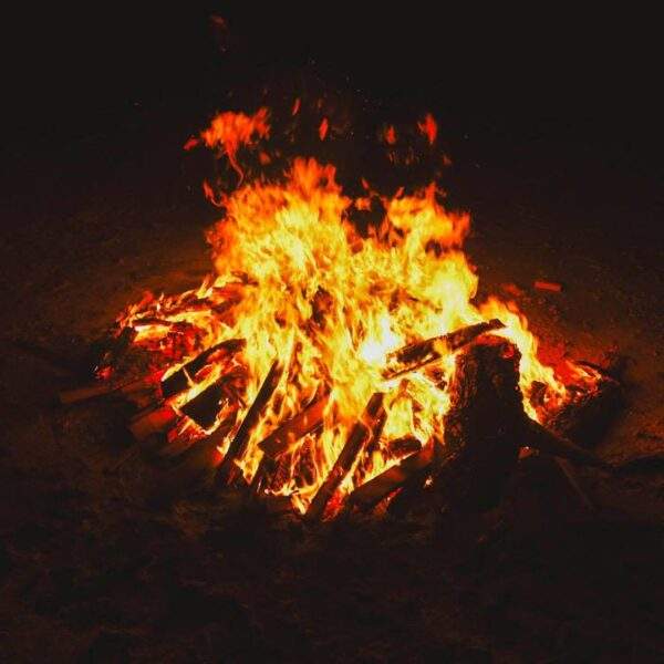 Photo Burning fire
