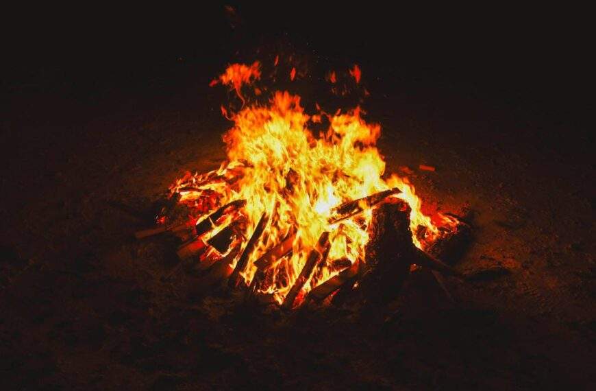 Photo Burning fire