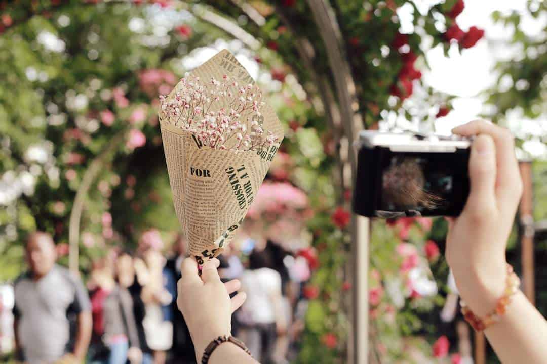 Photo Metallic bouquet