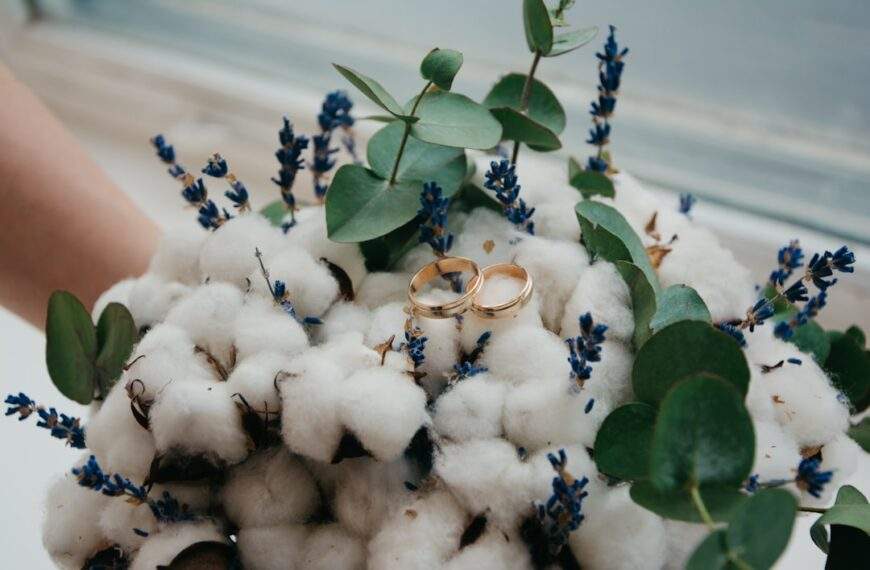 Photo Cotton bouquet