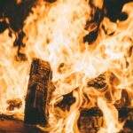 Photo Burning fire