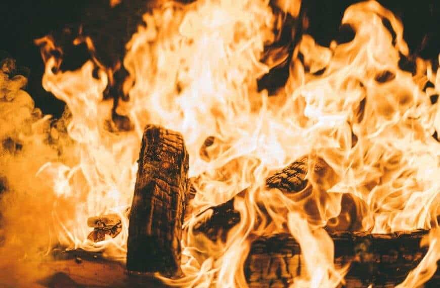 Photo Burning fire
