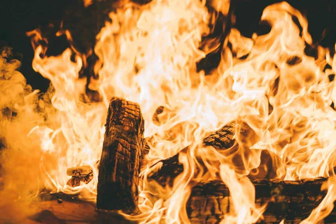 Photo Burning fire
