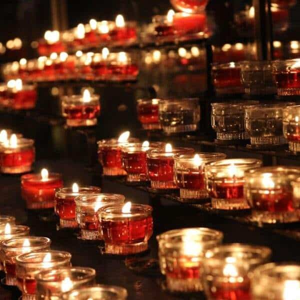 Photo Burning candles