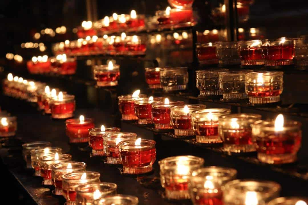 Photo Burning candles