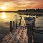 Photo Romantic sunset