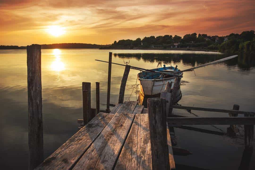Photo Romantic sunset