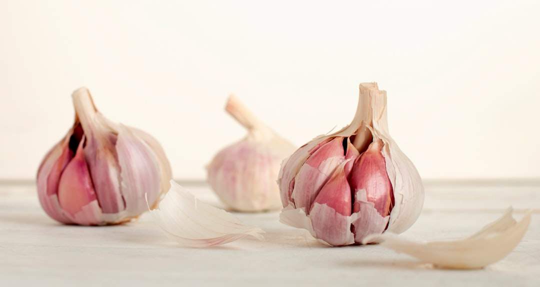 Photo Garlic bulbs