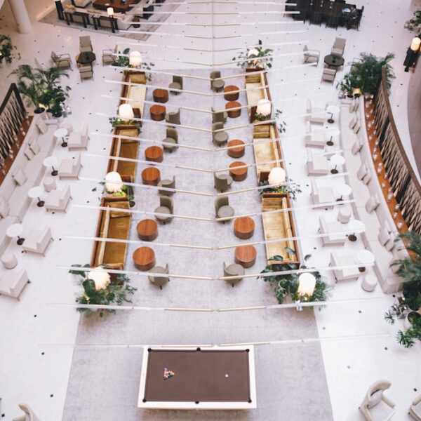 Photo wedding seating plan